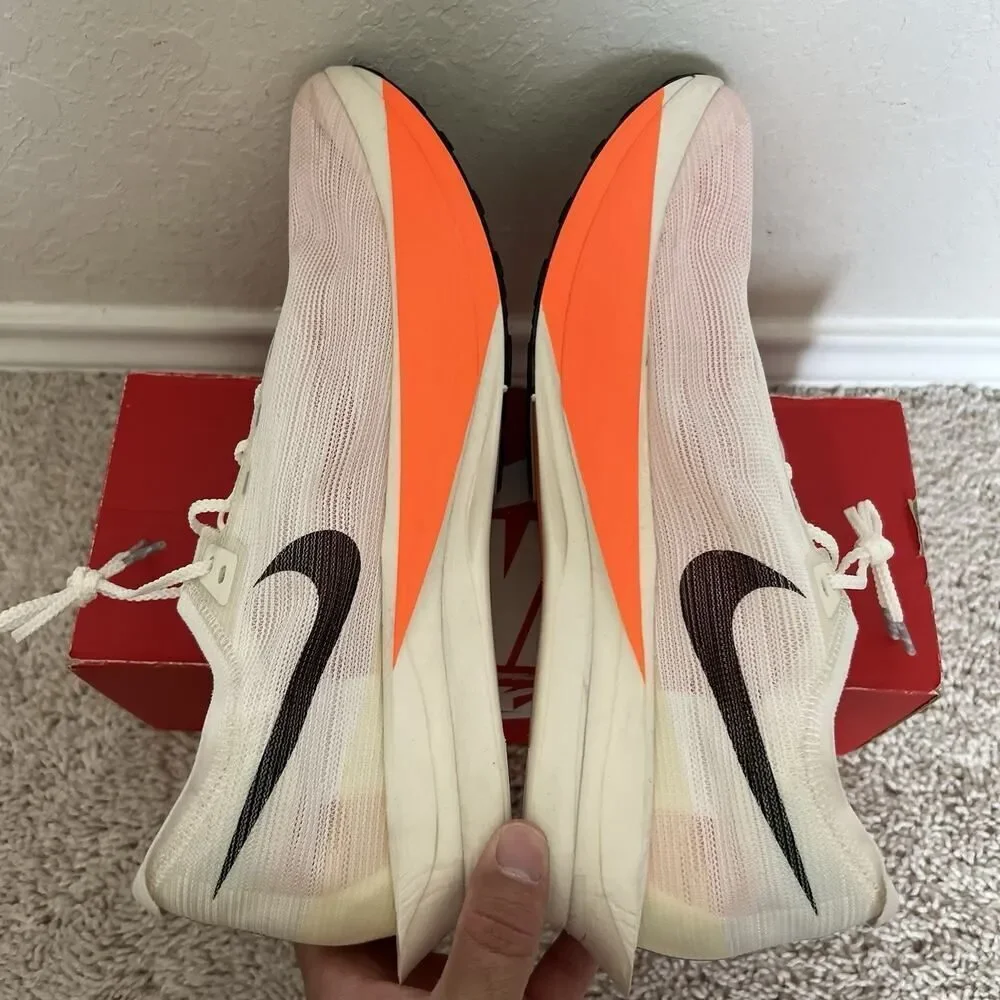 Nike ZoomX Streakfly 2 Proto White Orange Black Shoes HF6417-100 Men's 12.5 New